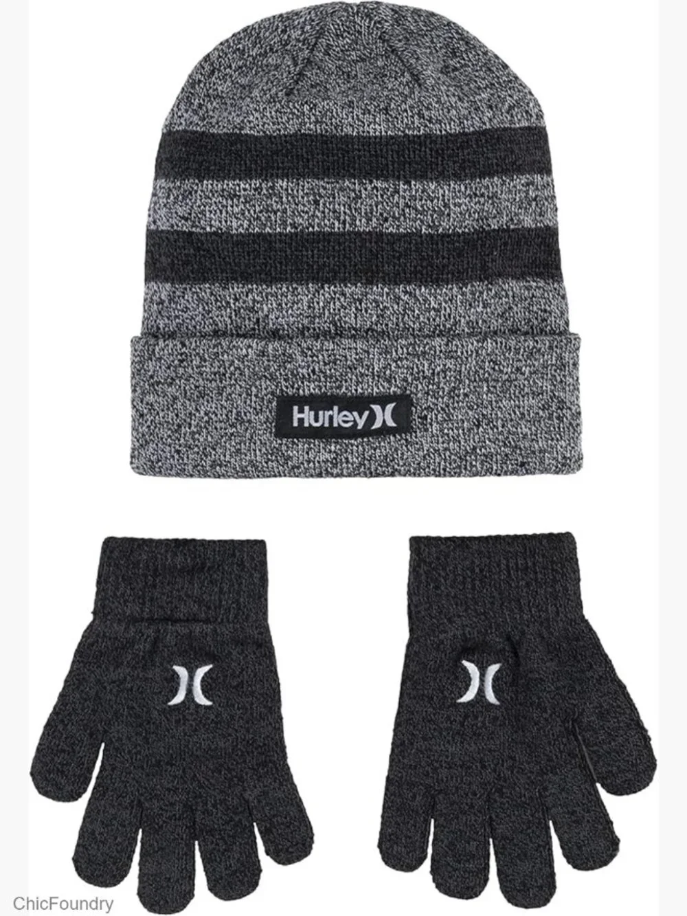 Youth Beanie and Glove Set - Soft Knit Winter Accessories, Unisex